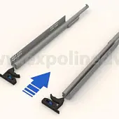 Комплекты направляющих Hettich скрытого монтажа комплект направляющих скрытого монтажа hettich quadro v6, 550мм, с доводчиком