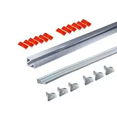 Профиль для светодиодных лент 5мм профиль gls solo 3.0м угловой 1212t для led-ленты с рассеивателем, алюминий