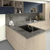 Стеновая панель ДСП EGGER стеновая панель камень металл антрацит/камень вентура чёрный, egger 4100х640х8мм