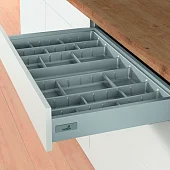Кухонные органайзеры Hettich кухонный органайзер orgatray 590 для atira, гл. 470мм, шир. 807мм, в базу на 900мм, серый