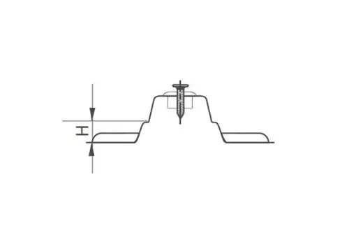 Петли мебельные JET планка монтажная jet (h=0мм) к петлям optima, под саморезы