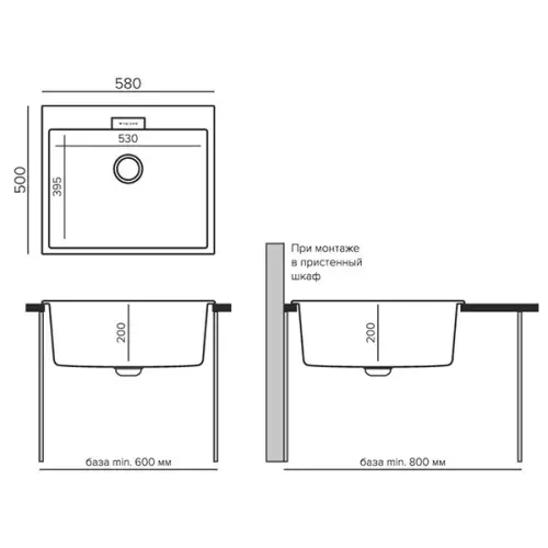 Мойки Tolero мойка кухонная tolero loft модель tl 580 уголь