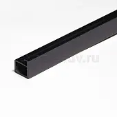 Профиль для стекла профиль-ручка mf 31, 2850мм, черный матовый