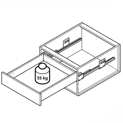 Ящики Matrix Box S выдвижной ящик matrix box s, с доводчиком, nl-450*84мм, серый