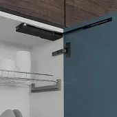 Газлифты, механизмы JET механизм открывания фасада от нажатия  jet touch, нагрузка до 20 кг черный 