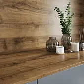 Коллекция Woodlux дуб шерман коньячный, мебельный фасад woodlux