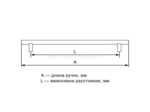 Ручки мебельные разные ручка мебельная alba, 160мм, матовый никель