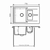 Мойки Polygran мойка кухонная polygran модель brig 770 серый