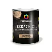 Масла для дерева Prostocolor масло для террас prostocolor, цвет бесцветный, 0,75л