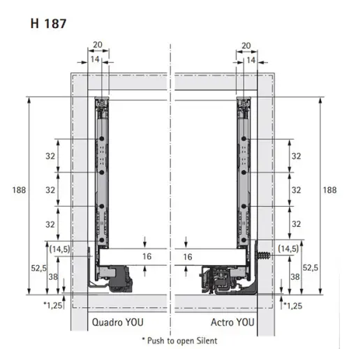 Комплекты ящиков Avantech You комплект ящика avantech you nl-500*187мм, silent system, белый