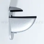 Полкодержатели полкодержатель декоративный 301, матовый хром (2шт) 