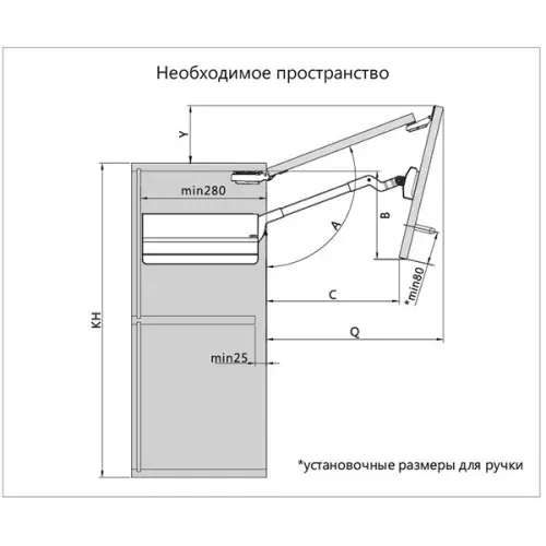 Подъемники складные подъемник dtc top stay st (800-879мм), 5,8-9,6 кг, серый