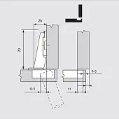 Петли мебельные Samsung IREX (Корея) петля samsung irex накладная 110°, с доводчиком, с мп (еврошурупы 2шт) new