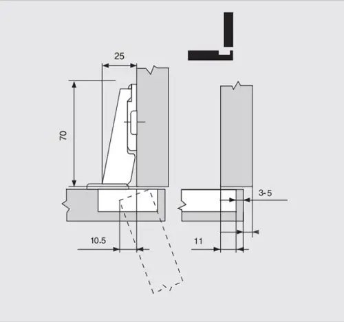 Петли мебельные Samsung IREX (Корея) петля samsung irex накладная 110°, с доводчиком, с мп (еврошурупы 2шт) new