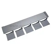 Кухонные органайзеры Hettich кухонный разделитель orgastore 820 для atira, гл. 470мм, в базу на 900мм, серый