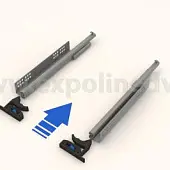 Комплекты направляющих Hettich скрытого монтажа комплект направляющих скрытого монтажа hettich quadro v6, 350мм, с доводчиком