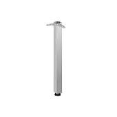 Опоры кухонные опора регулируемая h 710 мм, 60*60, хром матовый