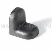 Мебельные уголки уголок крепежный, черный, металл/пластик