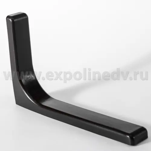 Полкодержатели полкодержатель 183х114х35мм, черный