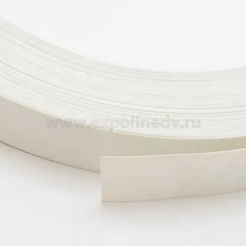 Кромка ПВХ / ABS кромка, белый гладкий  0,4, 19мм