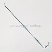 Полкодержатели держатель г-образный 300x25мм, левый, хром