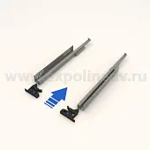 Комплекты направляющих Hettich скрытого монтажа комплект направляющих скрытого монтажа hettich quadro v6, 450мм, с доводчиком