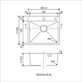 Мойки кухонные Avivacom мойка кухонная avivacom sd5045, сатин-декор