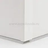 Цоколь кухонный белый матовый заглушка для цоколя 100 мм угол 90° (18802261065)