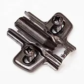 Петли мебельные Hettich (Германия) монтажная планка для sensys/intermat d3, евровинты, черный обсидиан