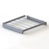 Корзины сетчатые вешалка для брюк (брючница) umm 590-730*500мм, с напр., без доводчика, серая