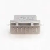Hafele Ixconnect фиксатор hafele для монтажа задней стенки, серый