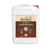 Масла для дерева Biotex огнебиозащита пропитка для дерева с розовым индикатором, 5л