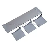Кухонные органайзеры Hettich кухонный разделитель orgastore 820 для atira, гл. 470мм, в базу на 600мм, серый