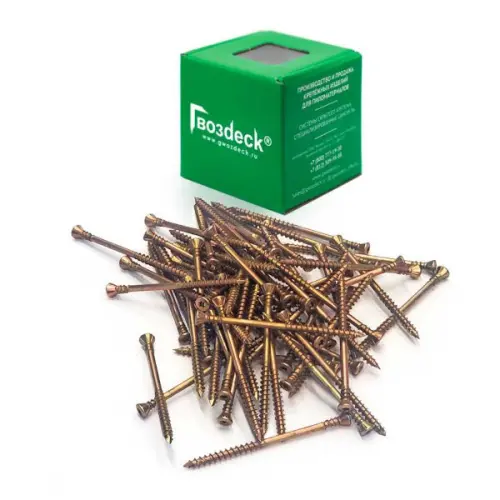 Крепёж для дерева Гвоздэк саморез гвоздэк для пола 3,5*45 torx10 (200шт/уп.)