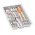 Кухонные органайзеры Hettich кухонный органайзер orgatray 590 для atira, гл. 470мм, шир. 307мм, в базу на 400мм, серый