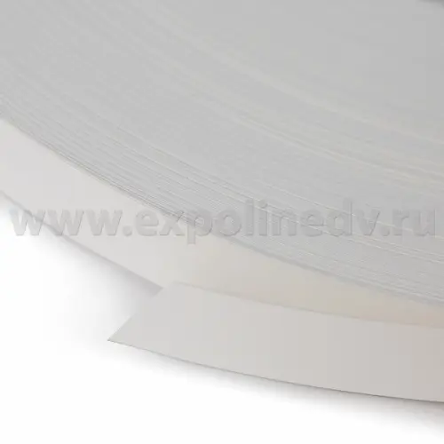 Кромка ПВХ / ABS кромка, белая  2, 19мм