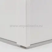 Цоколь кухонный белый глянец заглушка для цоколя 100 мм угол 90° (18802261002)