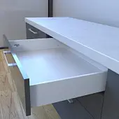 Ящики Samsung Slim комплект ящика samsung slim, c доводчиком, nl-400*121мм, белый