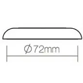 Светильники светильник sfera acryl 12v, 2,5w, 4000к, d72мм, белый