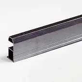 SLIM/FIT пв профиль вертикальный slim 5600мм графит браш absolut