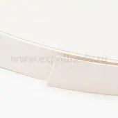 Кромка ПВХ / ABS кромка, фарфор белый w1200 2, 19мм