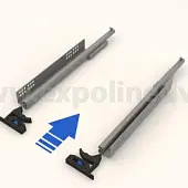 Комплекты направляющих Hettich скрытого монтажа комплект направляющих скрытого монтажа hettich quadro v6, 400мм, с доводчиком
