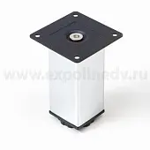 Опоры кухонные опора регулируемая н 100 мм, 40*40, хром