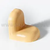 Мебельные уголки уголок крепежный, обливной дуб, металл/пластик