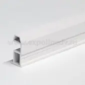 SLIM/FIT пв профиль вертикальный slim p 5400 м белый шагрень new