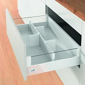 Кухонные органайзеры Hettich кухонный разделитель orgastore 820 для atira, гл. 470мм, в базу на 600мм, белый