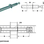 Hafele Minifix дюбель hafele minifix 15 8x34мм, двойной, со стопорным кольцом