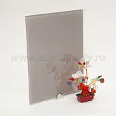 Стекло интерьерное Китай стекло окрашенное тёмно-серое, 4мм (1830*2440) с плёнкой