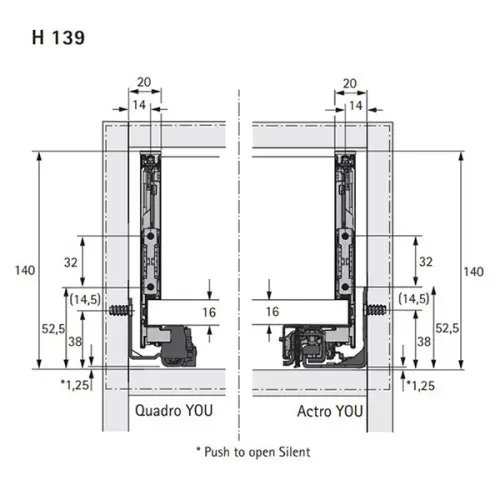 Комплекты ящиков Avantech You комплект ящика avantech you nl-400*139мм, silent system, антрацит