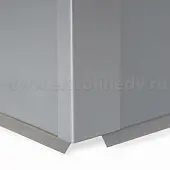 Цоколь кухонный magic alu заглушка для цоколя 150 мм угол 90° (18802461004)